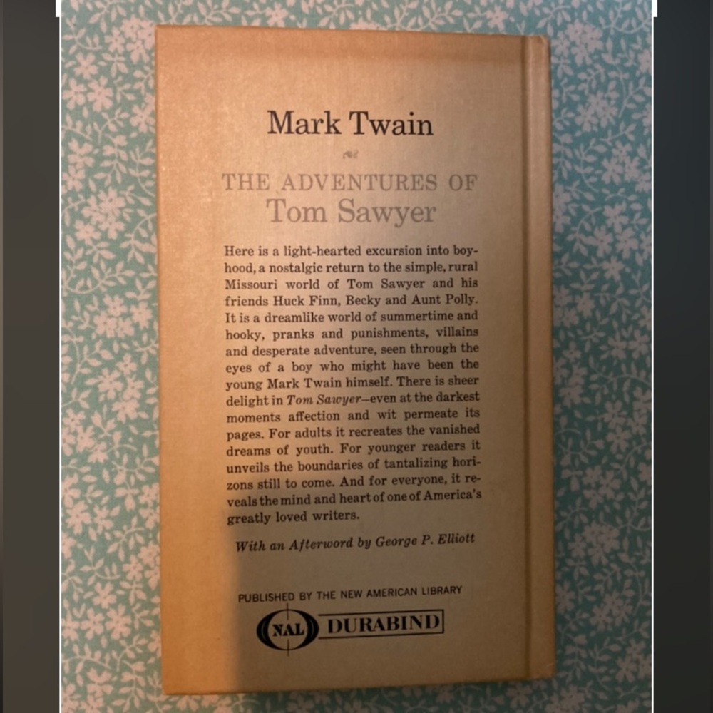 💙 Vintage Hardcover - The Adventures of Tom Sawyer by Mark Twain - Picture 2 of 5